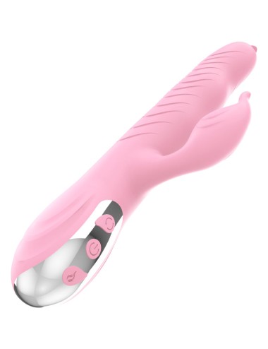 ARMONY - VIBRATORE MARCIA E SPINTA DOPPIA LINGUA EFFETTO CALORE ROSA