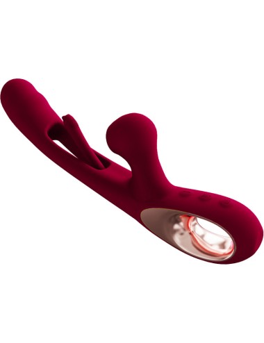 ARMONY - VIBRATORE IMPACT SWING E DOPPIO STIMOLATORE MODELLO 2 BORDEAUX