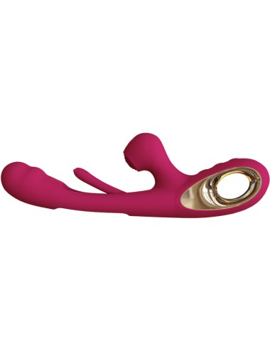 ARMONY - VIBRATORE IMPACT SWING E DOPPIO STIMOLATORE MODELLO 2 BORDEAUX