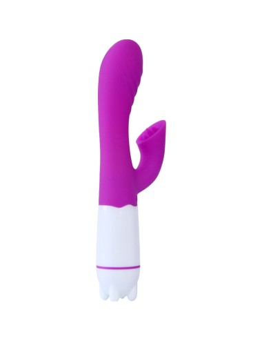 ARMONY - VIBRATORE E STIMOLATORE HAPPY CON LINGUA RICARICABILE VIOLA
