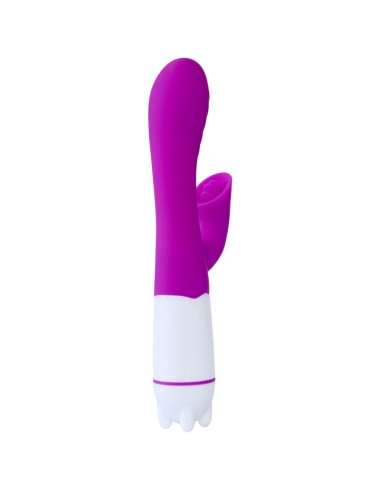 ARMONY - VIBRATORE E STIMOLATORE HAPPY CON LINGUA RICARICABILE VIOLA