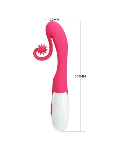 ROMANCE - VIBRATORE E STIMOLATORE 30 VELOCITÀ ROSA