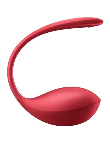 SATISFYER - SHINY PETAL STIMOLATORE CON TELECOMANDO G-POINT ROSSO APP GRATUITA