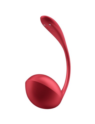 SATISFYER - SHINY PETAL STIMOLATORE CON TELECOMANDO G-POINT ROSSO APP GRATUITA
