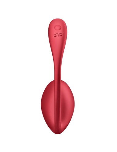 SATISFYER - SHINY PETAL STIMOLATORE CON TELECOMANDO G-POINT ROSSO APP GRATUITA