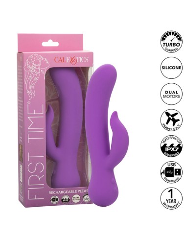 CALEXOTICS - FIRST TIME VIBRATORE PLEASER RICARICABILE VIOLA
