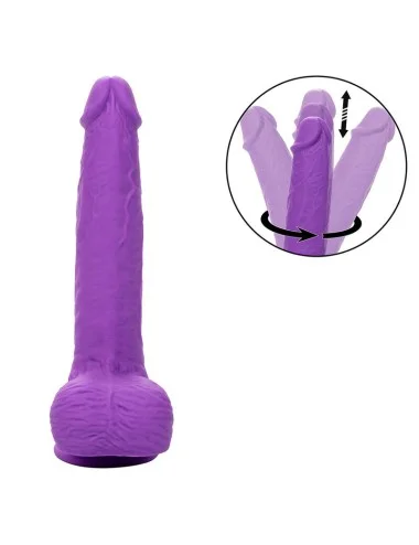 CALEXOTICS - STUDS VIBRATORE RICARICABILE E ROTANTE 10 VIBRAZIONI VIOLA