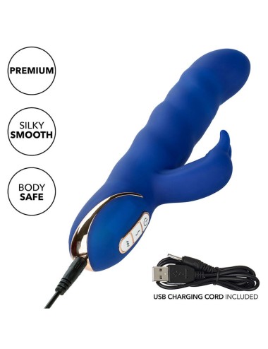 CALEXOTICS - JACK RABBIT VIBRATORE WAVE MOTION BLU