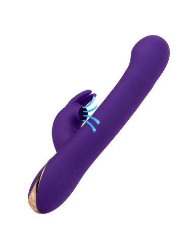 CALEXOTICS - JACK RABBIT VIBRATORE E STIMOLATORE 7 VIBRAZIONI E MODALITÀ DI ASPIRAZIONE BLU