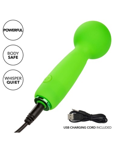 CALEXOTICS - NEON VIBES BUBBLY VIBE IL MINI MASSAGGIATORE 10 VIBRAZIONI VERDE