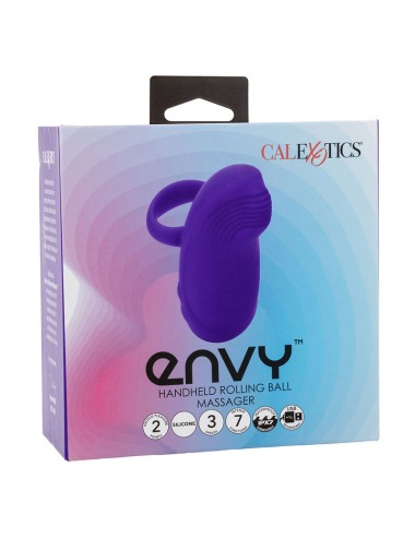 CALEXOTICS - ENVY MASSAGGIATORE PALLA ROTANTE PORTATILE 7 VIBRAZIONI VIOLA