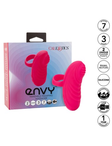 CALEXOTICS - ENVY MASSAGGIATORE PALLA ROTANTE PORTATILE 7 VIBRAZIONI ROSA