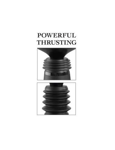 FETISH FANTASY SERIES - BODY DOCK MORSETTO PER DILDO THRUSTER CON 7 MODALITÀ DI SPINTA NERO