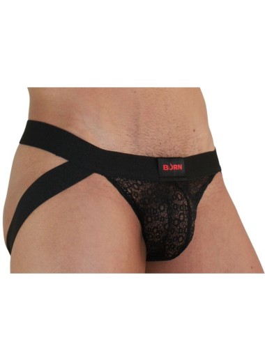 BURN - 005 JOCK LINGERIE NERO XL