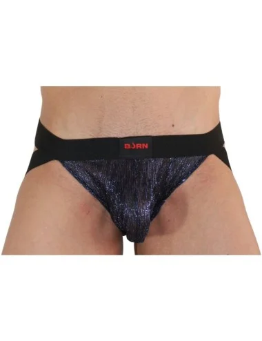 BURN - 006 JOCK BLU LUCIDO / NERO S