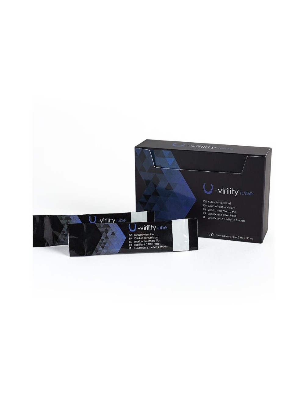 500 COSMETICS - U-VIRILITY LUBE LUBRIFICANTE EFFETTO FREDDO 10 X 5 ML