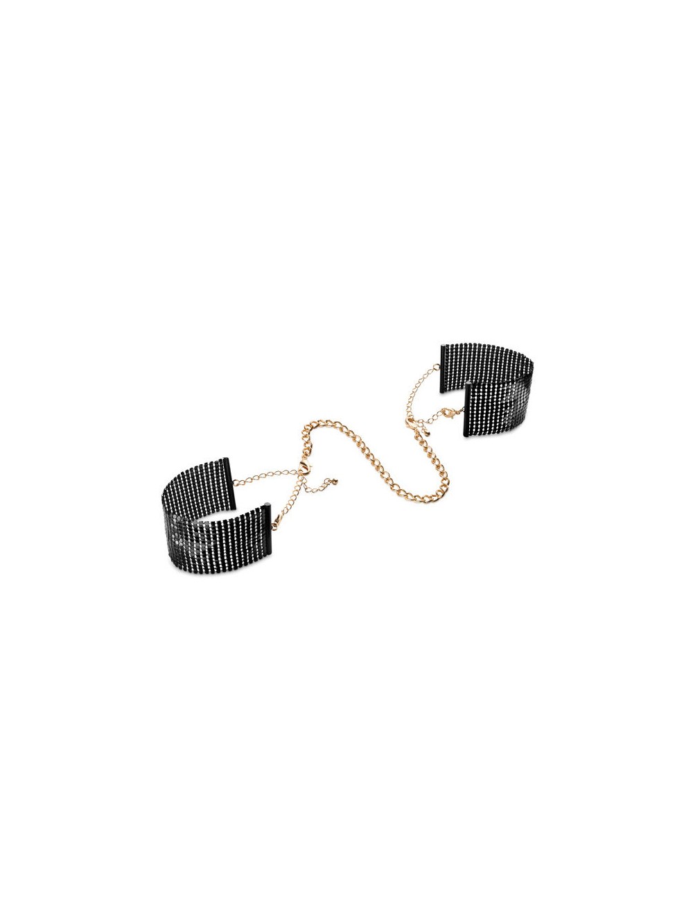 BIJOUX - DÉSIR MÉTALLIQUE MANETTE IN RETE DI METALLO NERO