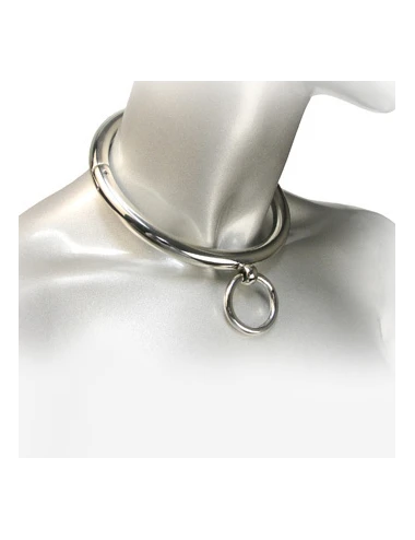 METAL HARD - COLLANA BDSM CON ANELLO 10CM