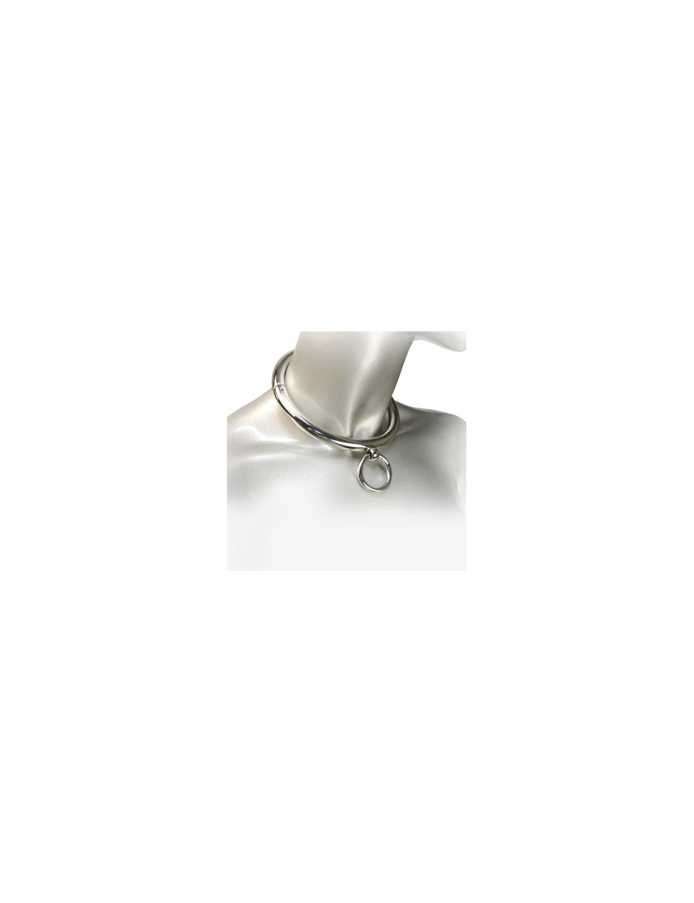 METAL HARD - COLLANA BDSM CON ANELLO 10CM METAL HARD - COLLANA BDSM CON ANELLO 10CM