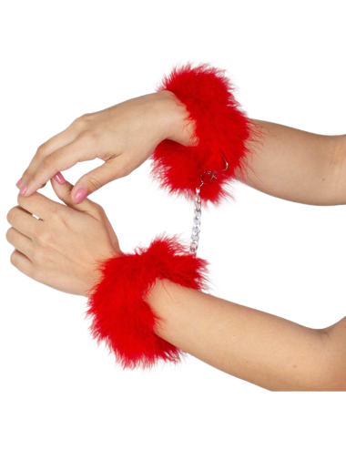 GIOCO SEGRETO - MANETTE MARABOU ROSSO