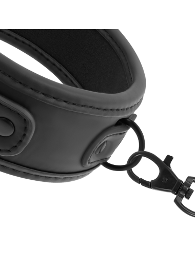 FETISH SUBMISSIVE - COLLANA A CATENA CON FODERA IN NOPRENE