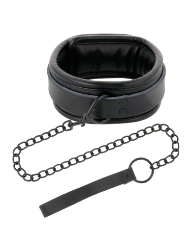 DARKNESS - COLLANA NERA CON CATENA