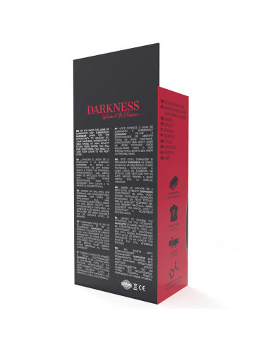 DARKNESS - BAVAGLINO IN SILICONE RED BONE