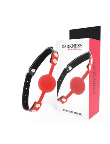 DARKNESS - BAVAGLINO IN SILICONE ROSSO