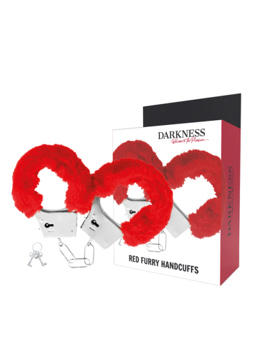 DARKNESS - MANETTE IN METALLO FODERATE ROSSE