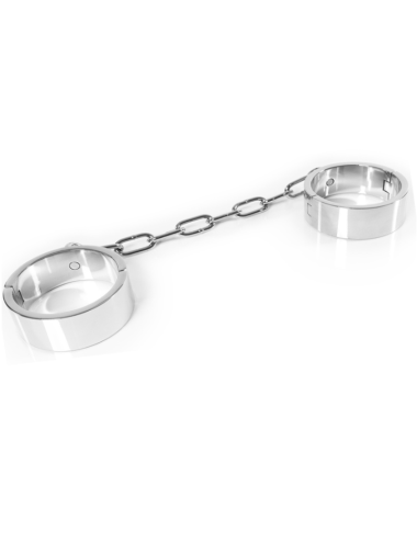 METAL HARD - MANETTE ALLA CAVIGLIA CON CHIAVE A BRUGOLA. SOTTOMISSIONE BDSM