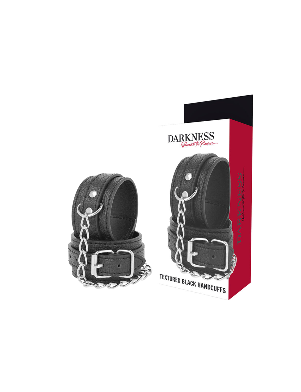 DARKNESS - MANETTE IN PELLE STRUTTURATA NERA DARKNESS - MANETTE IN PELLE STRUTTURATA NERA