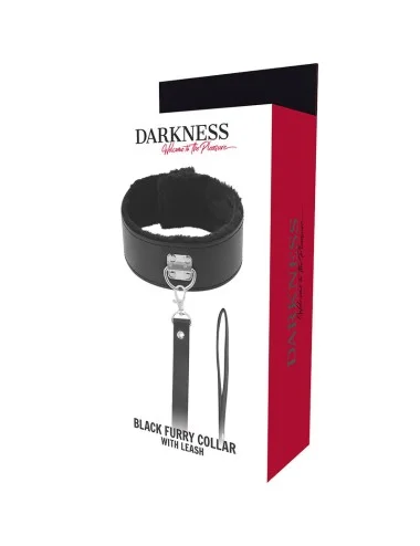 DARKNESS - COLLANA FODERATA CON CATENA IN TITANIO