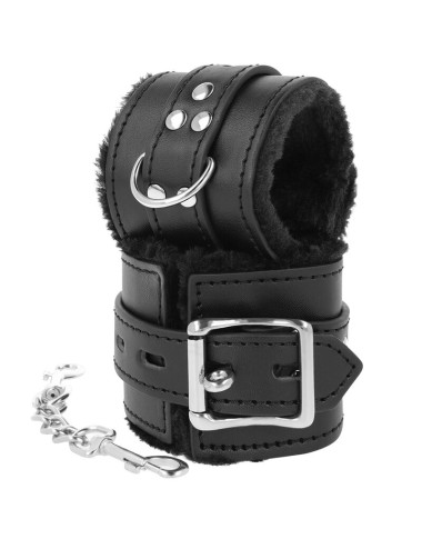 DARKNESS - MANETTE BDSM RIVESTITE NERE