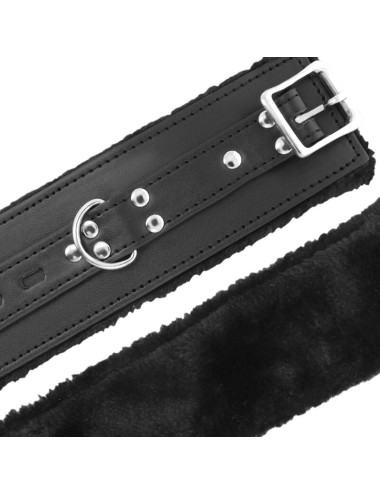 DARKNESS - MANETTE BDSM RIVESTITE NERE