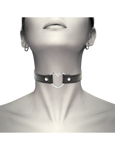 COQUETTE CHIC DESIRE - COLLANA IN PELLE VEGANA ACCESSORIO CUORE DONNA