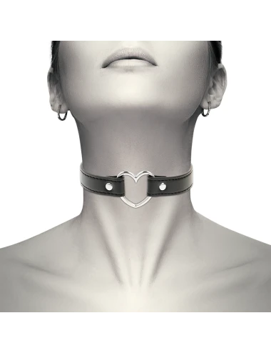 COQUETTE CHIC DESIRE - COLLANA IN PELLE VEGANA ACCESSORIO CUORE DONNA
