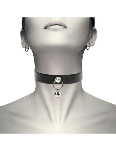 COQUETTE CHIC DESIRE - COLLANA IN PELLE VEGANA ACCESSORIO DONNA SONAGLIO/CERCHIO