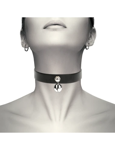 COQUETTE CHIC DESIRE - COLLANA IN PELLE VEGANA ACCESSORIO DONNA CON SONAGLIO