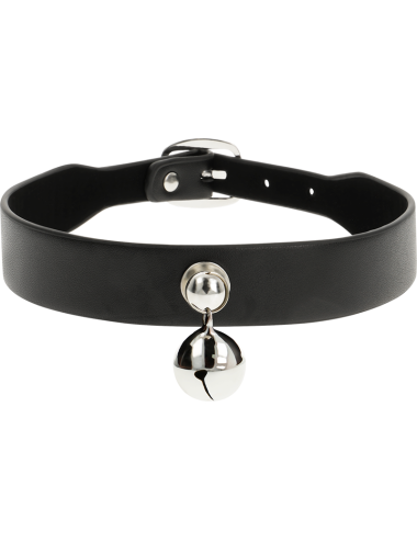 COQUETTE CHIC DESIRE - COLLANA IN PELLE VEGANA ACCESSORIO DONNA CON SONAGLIO
