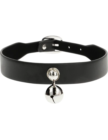 COQUETTE CHIC DESIRE - COLLANA IN PELLE VEGANA ACCESSORIO DONNA CON SONAGLIO