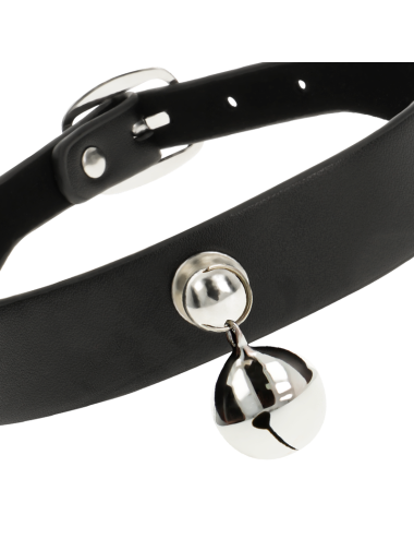 COQUETTE CHIC DESIRE - COLLANA IN PELLE VEGANA ACCESSORIO DONNA CON SONAGLIO