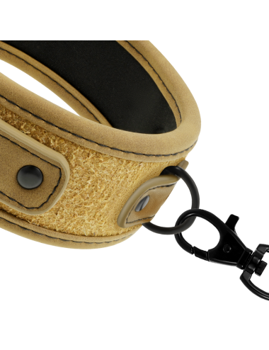 FETISH SUBMISSIVE ORIGEN - COLLANA FODERATA IN NEOPRENE CON CATENA