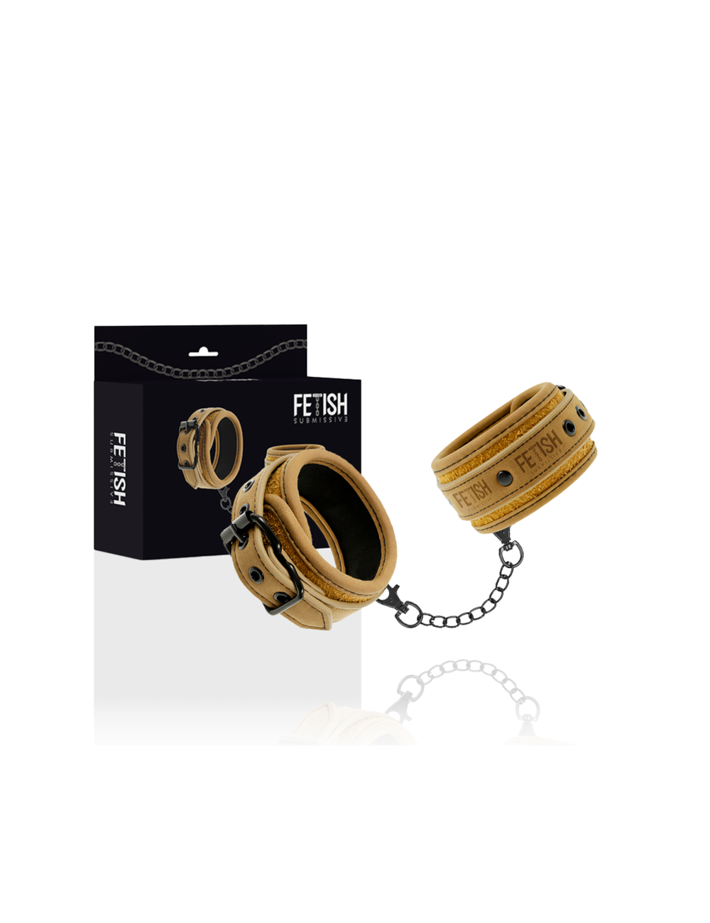 FETISH SUBMISSIVE ORIGEN - MANETTE VEGANE IN PELLE CON FODERA IN NEOPRENE