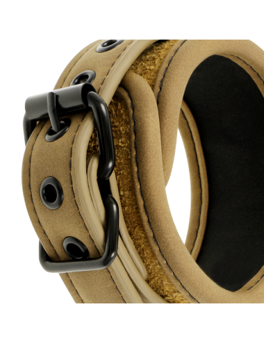 FETISH SUBMISSIVE ORIGEN - MANETTE VEGANE IN PELLE CON FODERA IN NEOPRENE