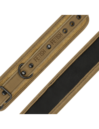 FETISH SUBMISSIVE ORIGEN - MANETTE VEGANE IN PELLE CON FODERA IN NEOPRENE