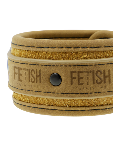 FETISH SUBMISSIVE ORIGEN - MANETTE VEGANE IN PELLE CON FODERA IN NEOPRENE