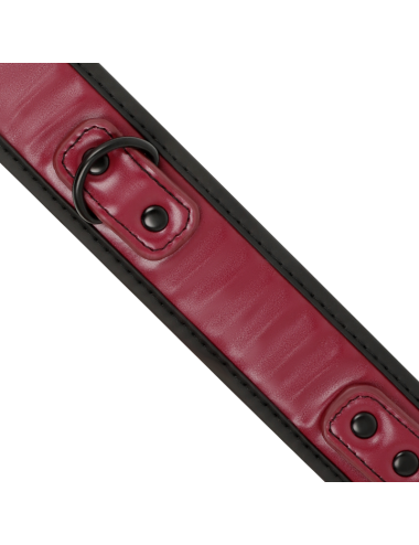 FETISH SUBMISSIVE DARK ROOM - COLLANA A CATENA CON FODERA IN NEOPRENE