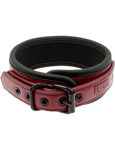 FETISH SUBMISSIVE DARK ROOM - COLLANA A CATENA CON FODERA IN NEOPRENE