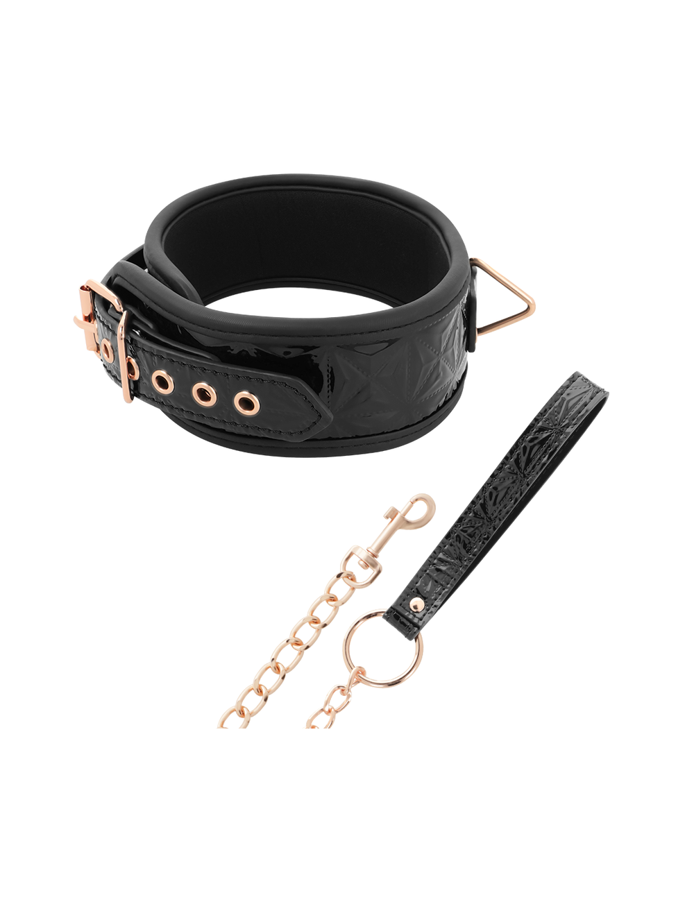 BEGME - BLACK EDITION PREMIUM COLLARE IN PELLE VEGANA