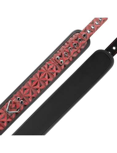 BEGME - COLLARE IN PELLE VEGANA PREMIUM RED EDITION CON FODERA IN NEOPRENE